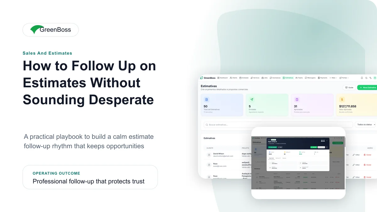 How to Follow Up on Estimates Without Sounding Desperate
