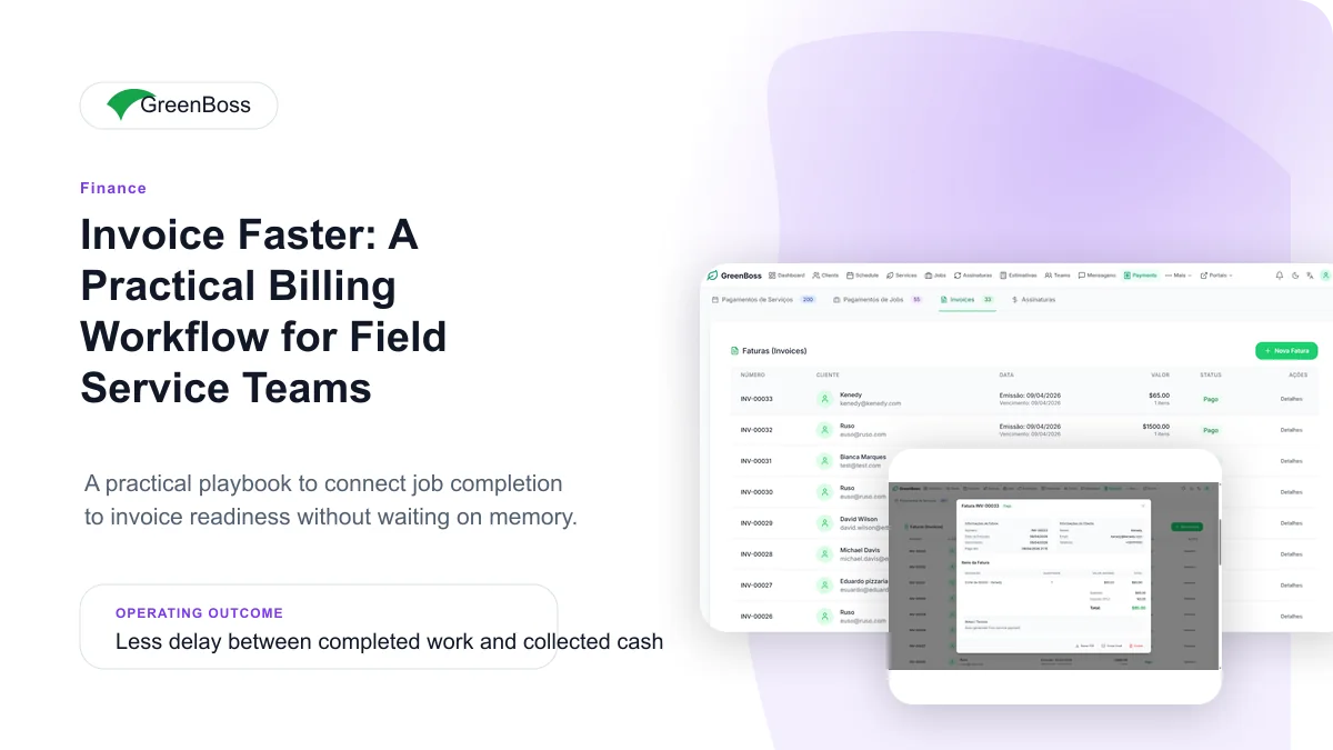 Invoice Faster: A Practical Billing Workflow for Field Service Teams