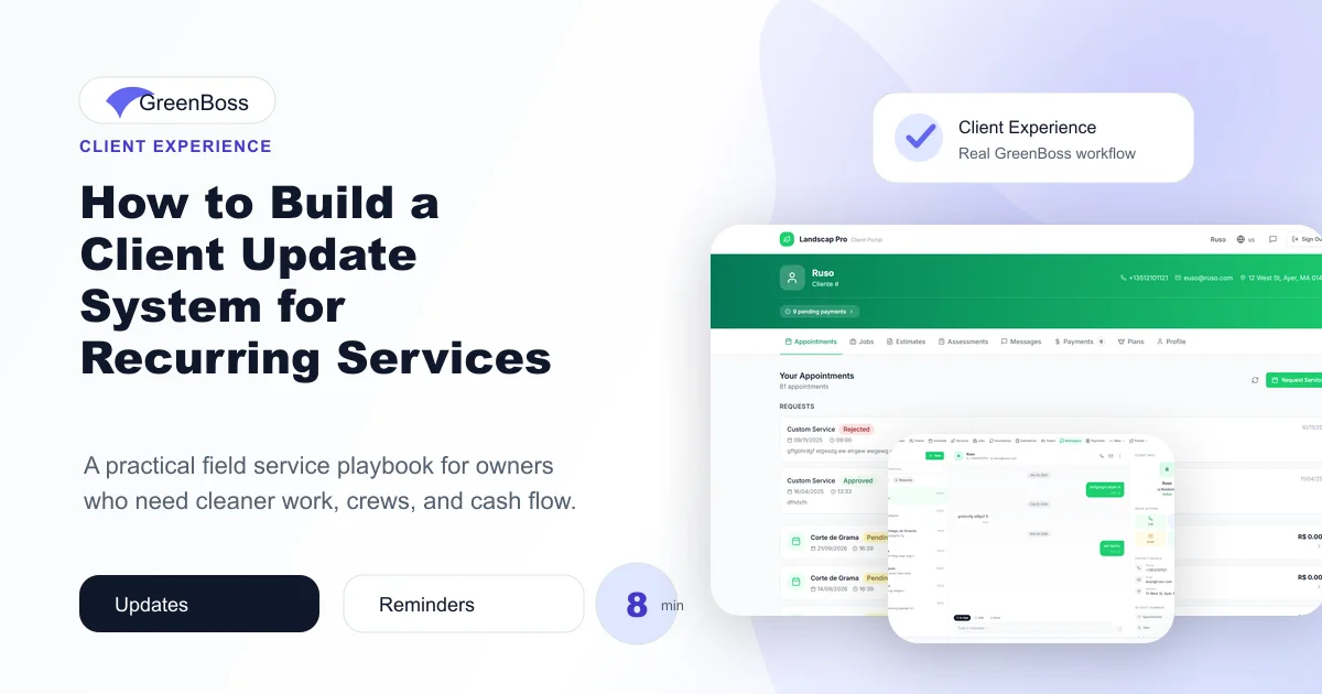 How to Build a Client Update System for Recurring Services