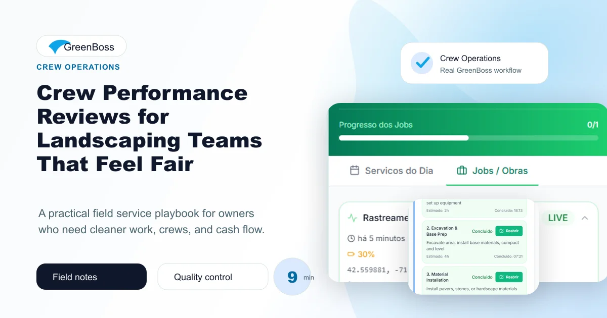 Crew Performance Reviews for Landscaping Teams That Feel Fair