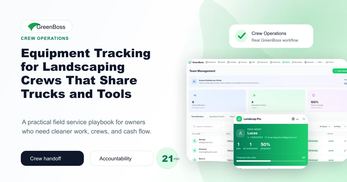 Equipment Tracking for Landscaping Crews That Share Trucks and Tools