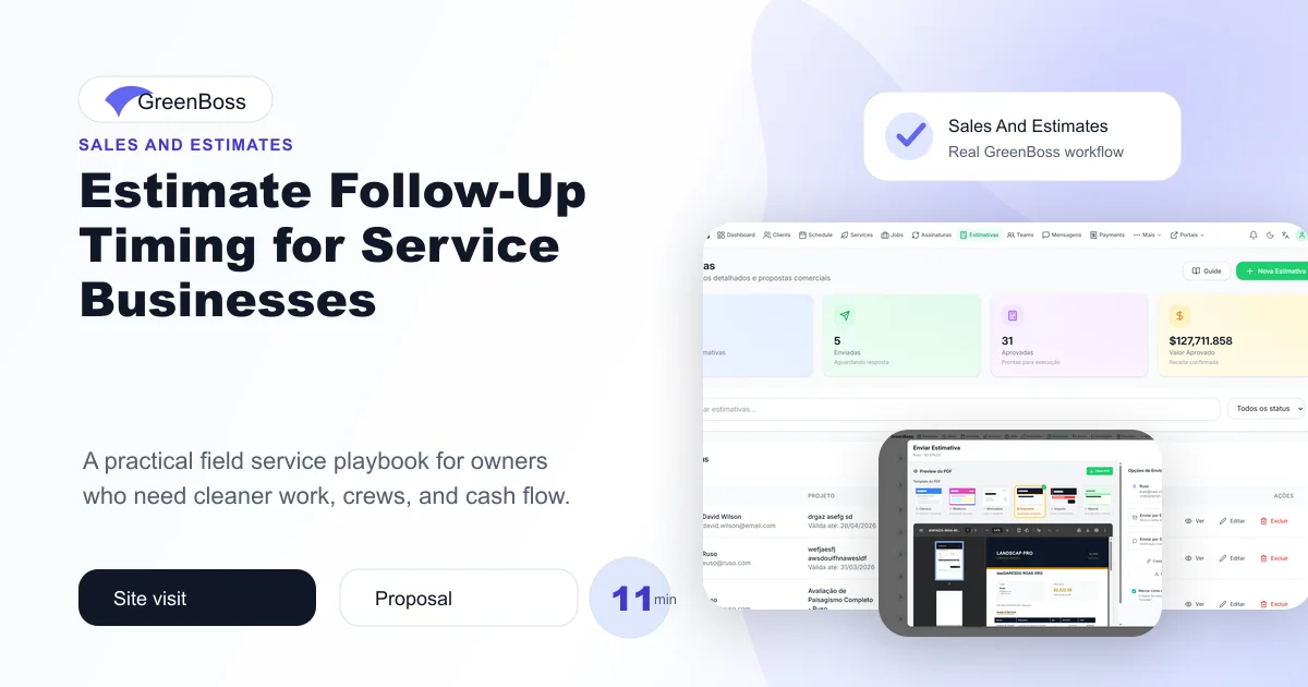 Estimate Follow-Up Timing for Service Businesses