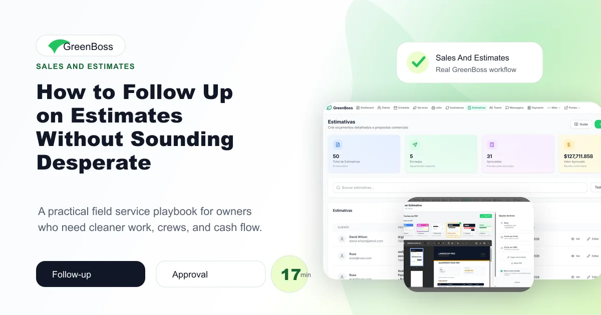How to Follow Up on Estimates Without Sounding Desperate