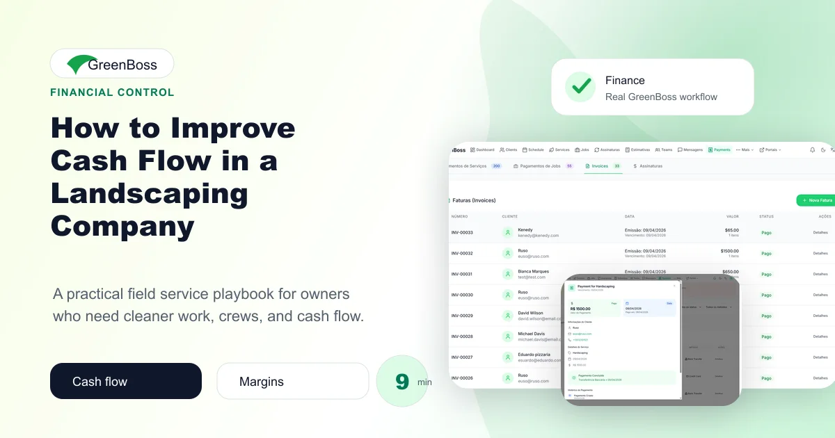How to Improve Cash Flow in a Landscaping Company