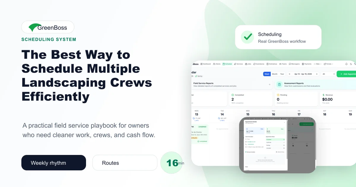 The Best Way to Schedule Multiple Landscaping Crews Efficiently