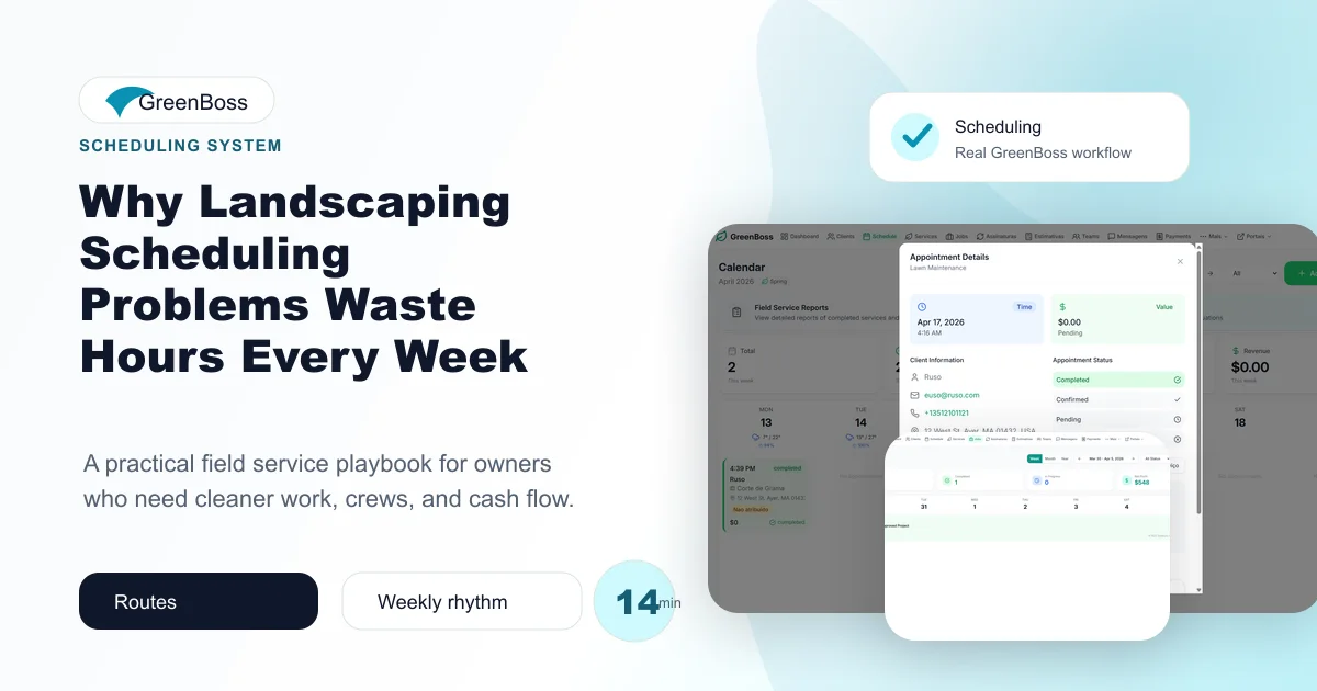 Why Landscaping Scheduling Problems Waste Hours Every Week