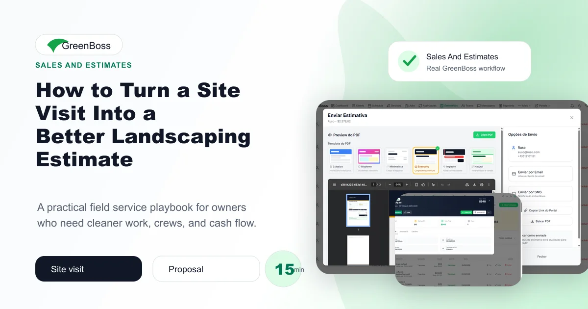 How to Turn a Site Visit Into a Better Landscaping Estimate