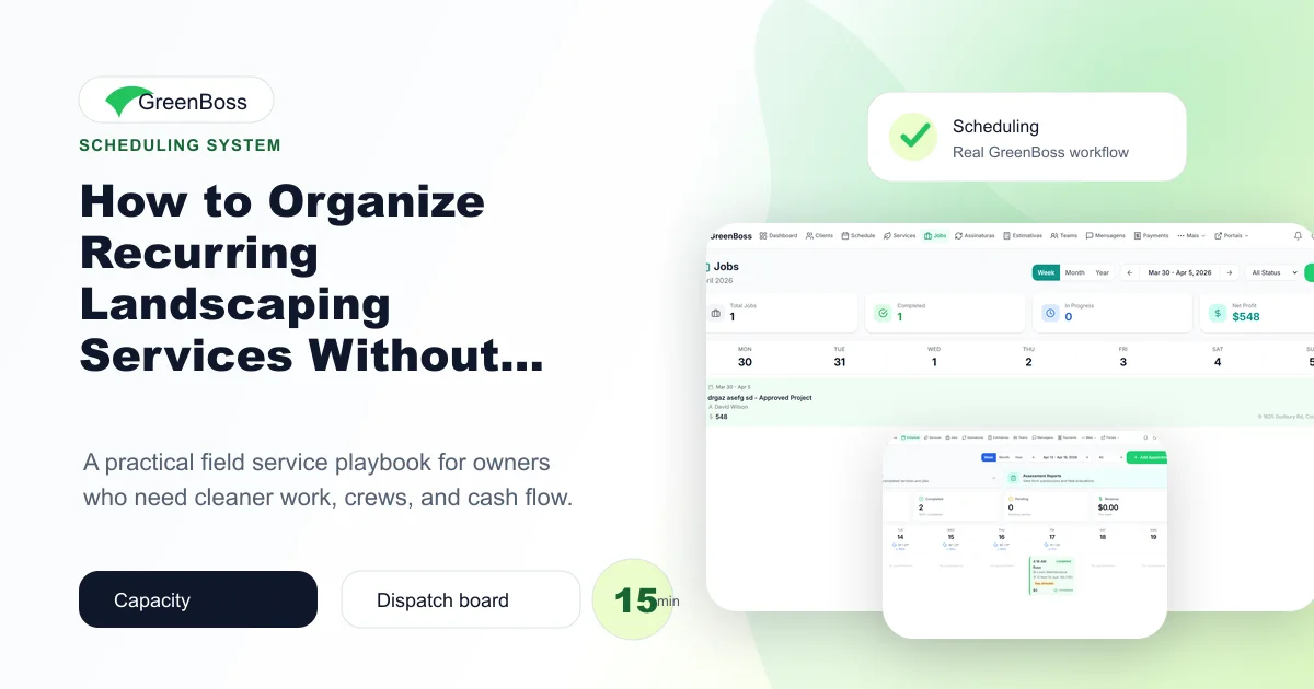 How to Organize Recurring Landscaping Services Without Losing Control
