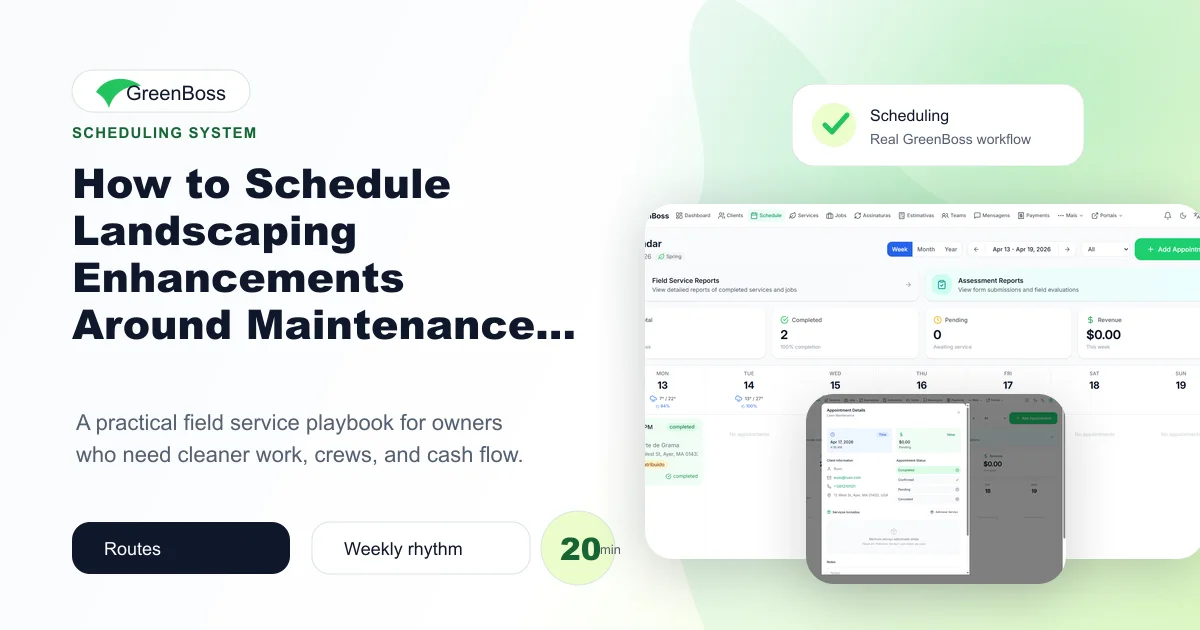How to Schedule Landscaping Enhancements Around Maintenance Routes