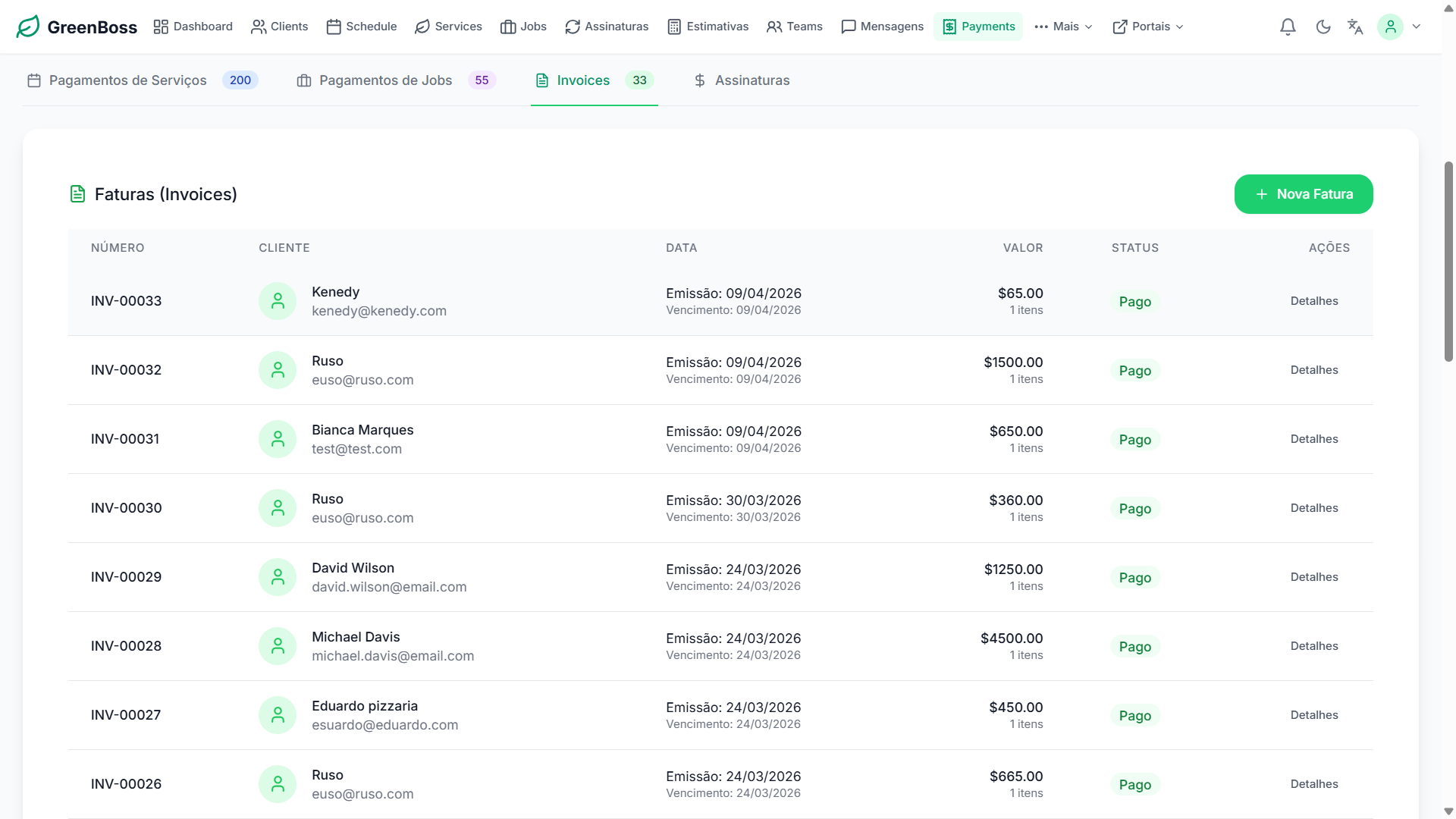 Invoicing & Payments